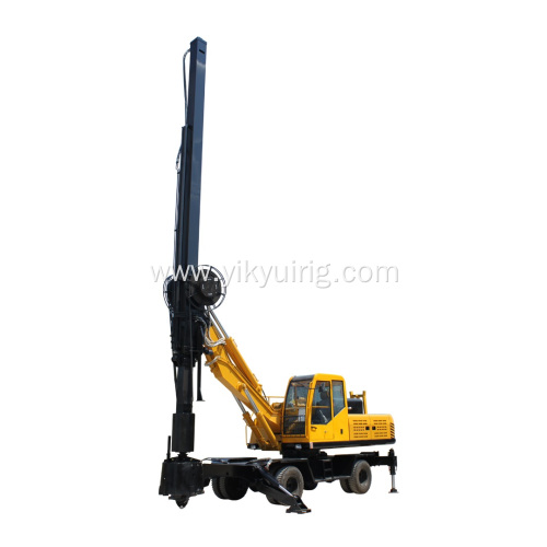 YKR-T360 Wheel mounted Rotary Drilling Excavator